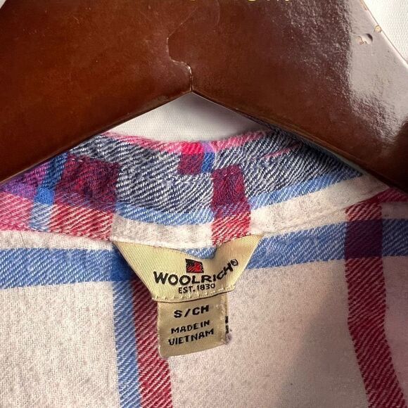 Woolrich Multicolor Plaid Button Down Shirt – 100% Cotton – Size Small - Picture 6 of 9